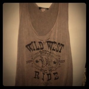 XL wild west tank top